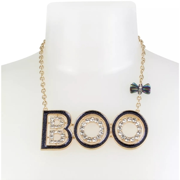 Betsey Johnson Halloween Boo Necklace NWT - Picture 8 of 10